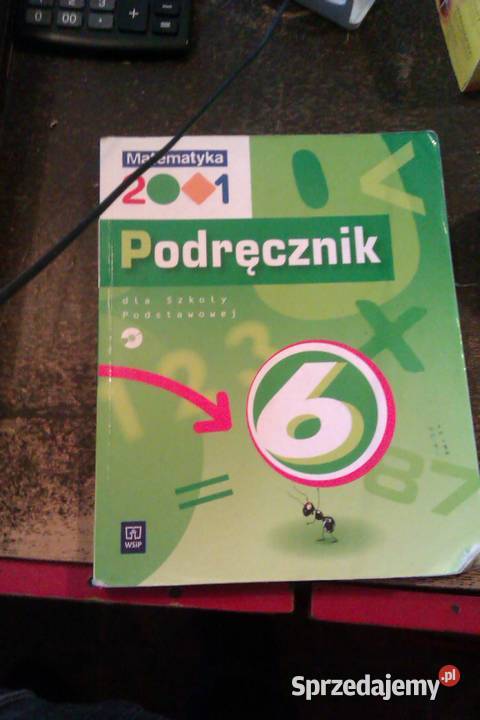 Matematyka 6 wsip podręcznik aukcje Warszawa