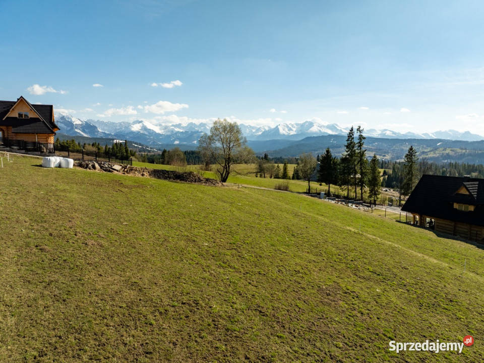 DZIAŁKA Z PANORAMĄ NA TATRY małopolskie Rzepiska