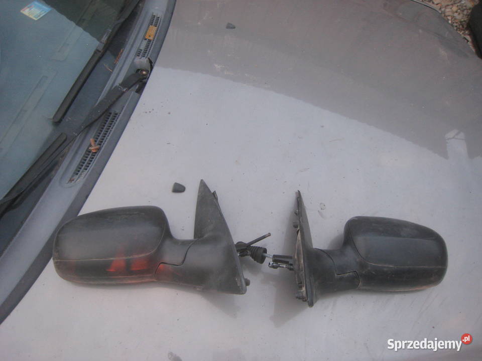 Lusterko lewe czarne nie lakierowane zewnętrzne Kraków sprzedam