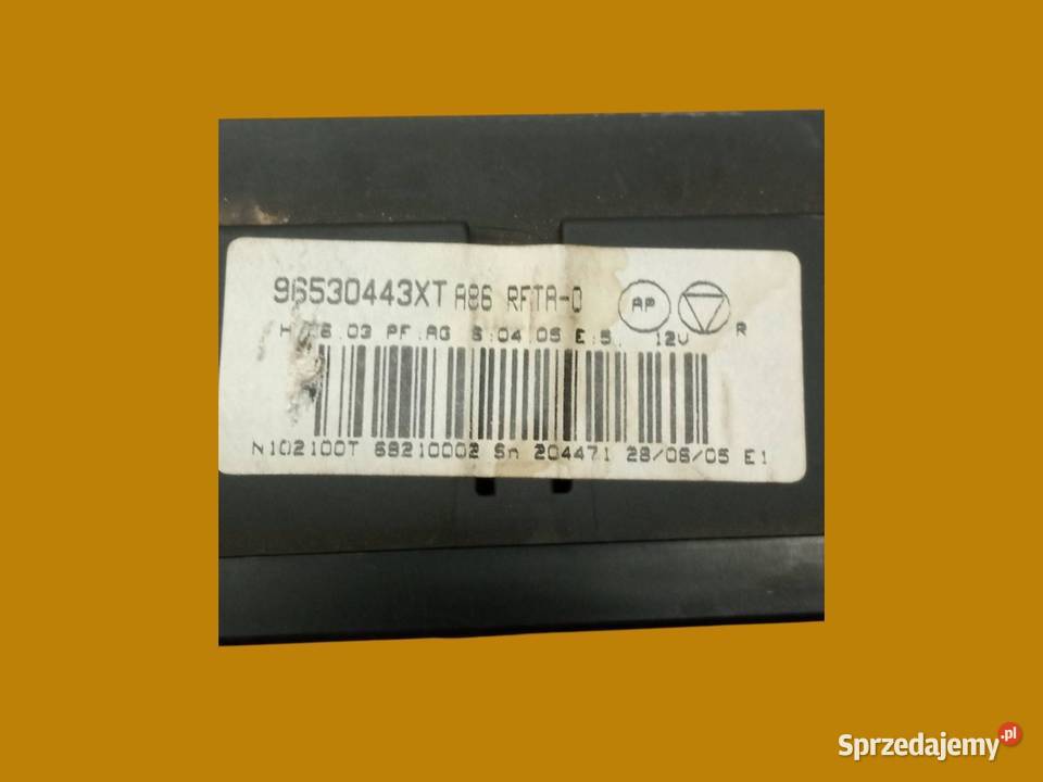 PANEL NAWIEWU 96530443XT Citroen C3 Pluriel I osobowe