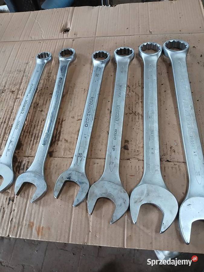 Klucze płaskooczkowe Berner 3250 Łódź sprzedam