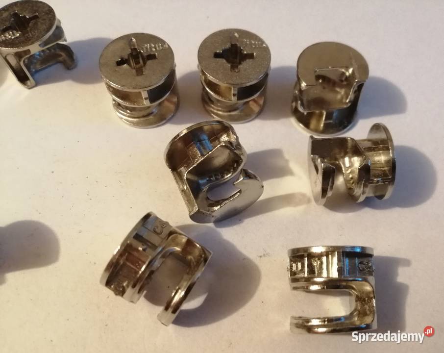 Mimośród fi 15mm 13mm złącze zaczep 10 meblowe Czeladź