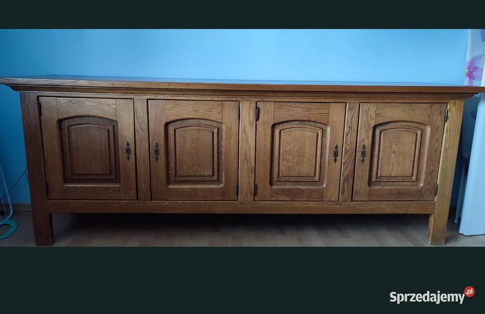 Komoda dębowa duża solidna Komody