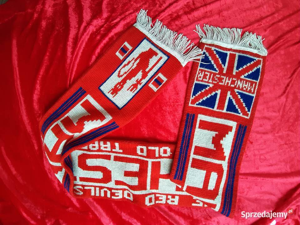 Szalik Manchester United lata 90te 100 Oryg nie mazowieckie