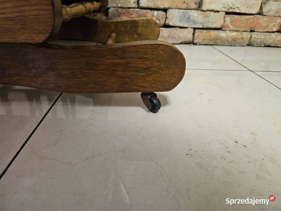 Zabytkowy fotel bujany amerykański piękne Pszczyna