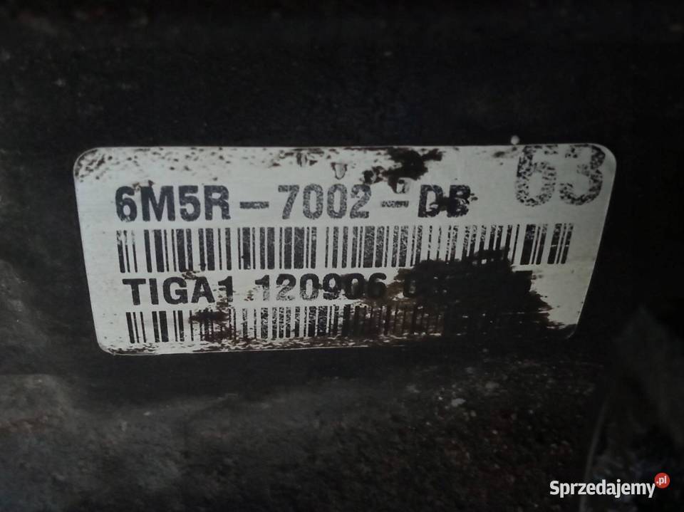 SKRZYNIA BIEGÓW 6M5R7002DB 20 TDCI Ford Focus