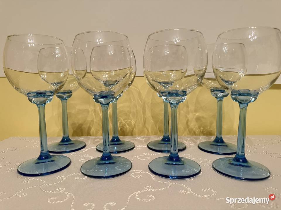 Kieliszki Pucharki Retro Art Deco 300ml Zestaw 8 śląskie Czerwionka-Leszczyny