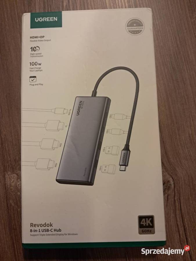 nowa stacja dokująca 8w1 ugreen brak paragonu Sandomierz