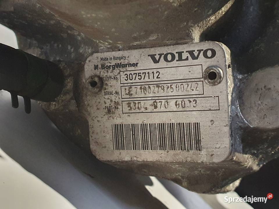 TURBOSPRĘŻARKA Volvo V70 III S80 II 25 T turbo lubelskie Chełm sprzedam
