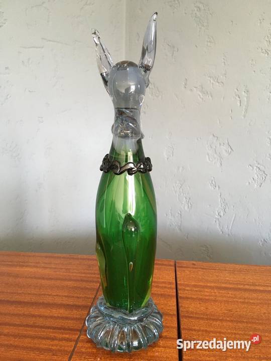 Murano Dog pies Art Deco Pruszków