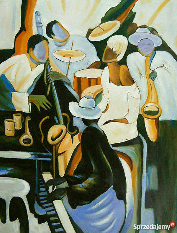 Obraz olejny Kapela do nowoczesnego wnętrza na Warszawa