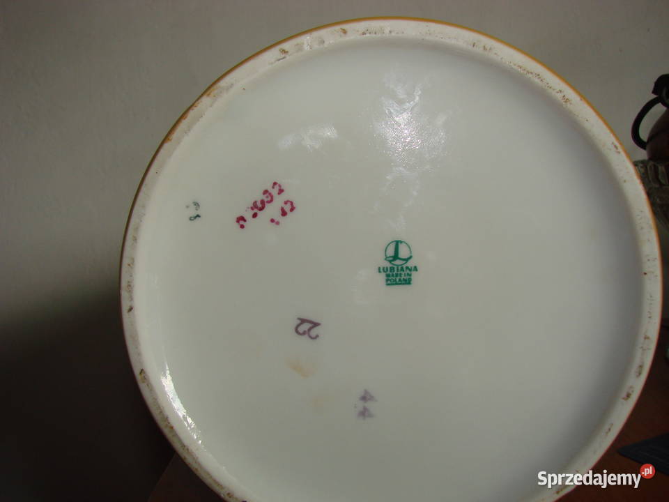 Lubiana wzór kaszubski wazon 40 pomorskie Pruszcz Gdański