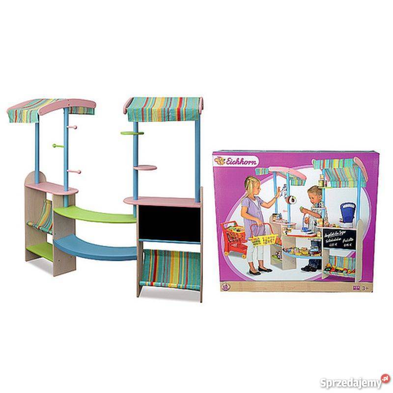 Eichhorn duży drewniany Stragan Zabawki