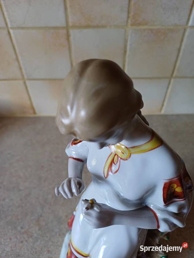 vintage figurkaDziewczyna z rumiankiem Nowy Targ sprzedam