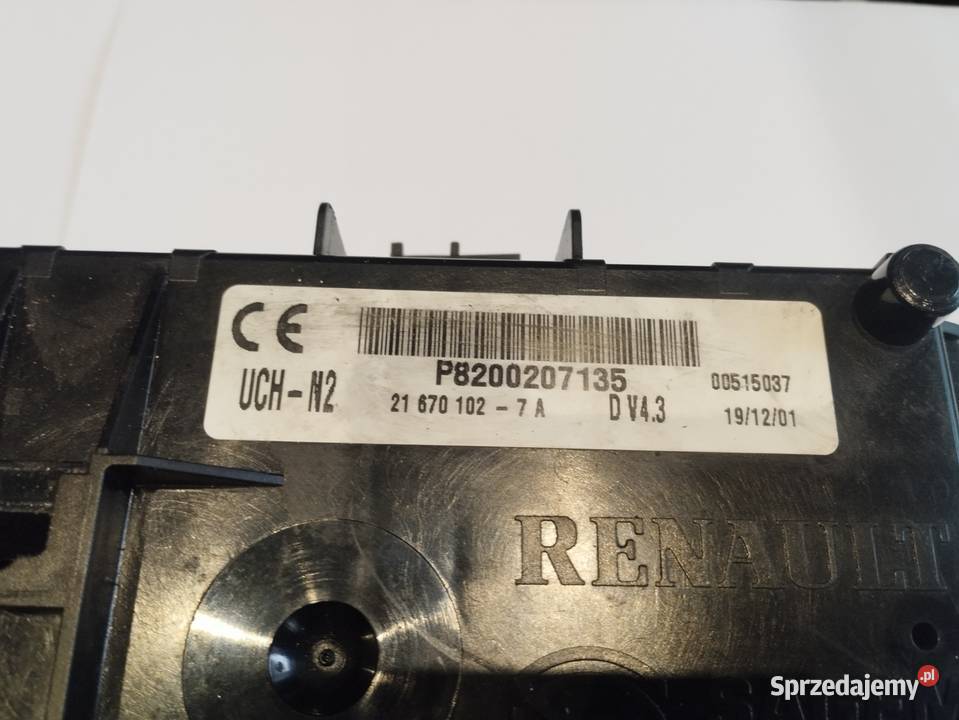 Sterownik Renault UCH P8200207135 osobowe Wałbrzych
