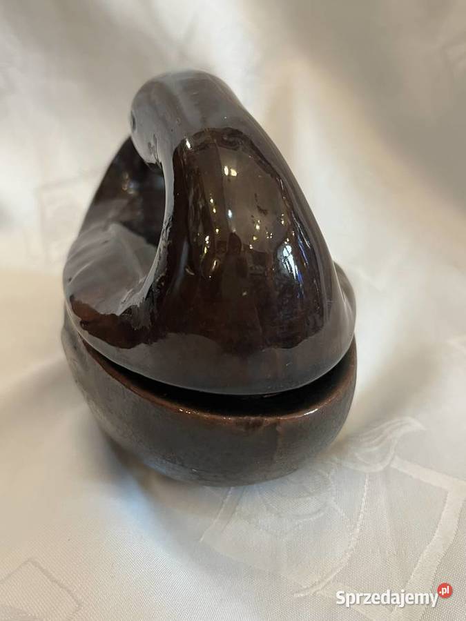 Kolekcjonerska ceramiczna kaczka w kolorze