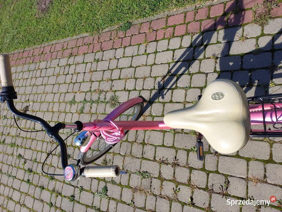 Rower damka różowy 3 biegi nowa opona tylna i lubelskie Łęczna