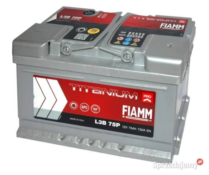 Akumulator FIAMM TITANIUM 12V 75Ah 730A Darmowa Tarnów