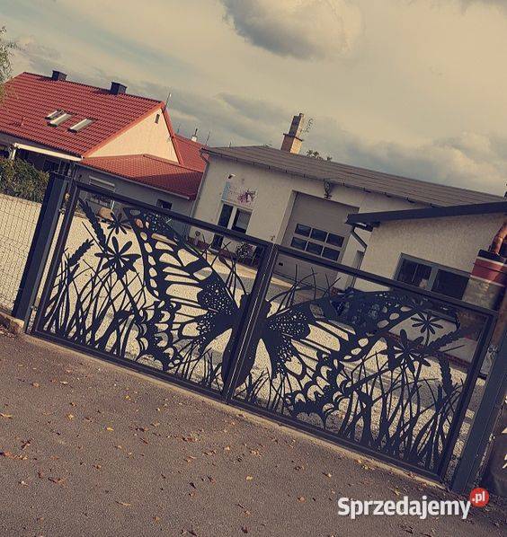 Brama skrzydłowa Brama wjazdowa Nowoczesna Poznań