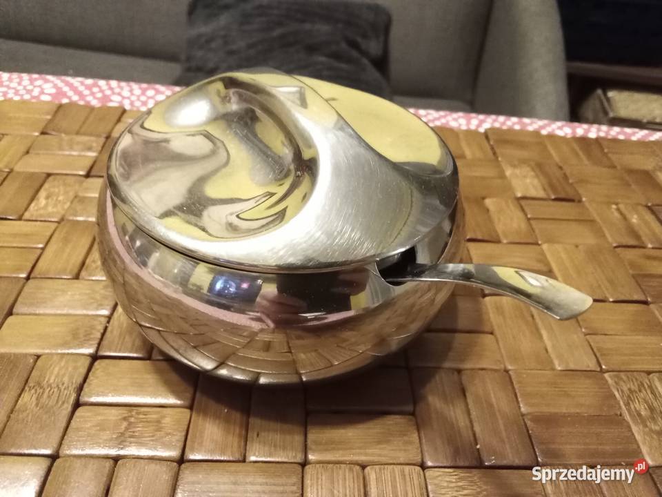 Prl cukiernica art deco metal Łódź