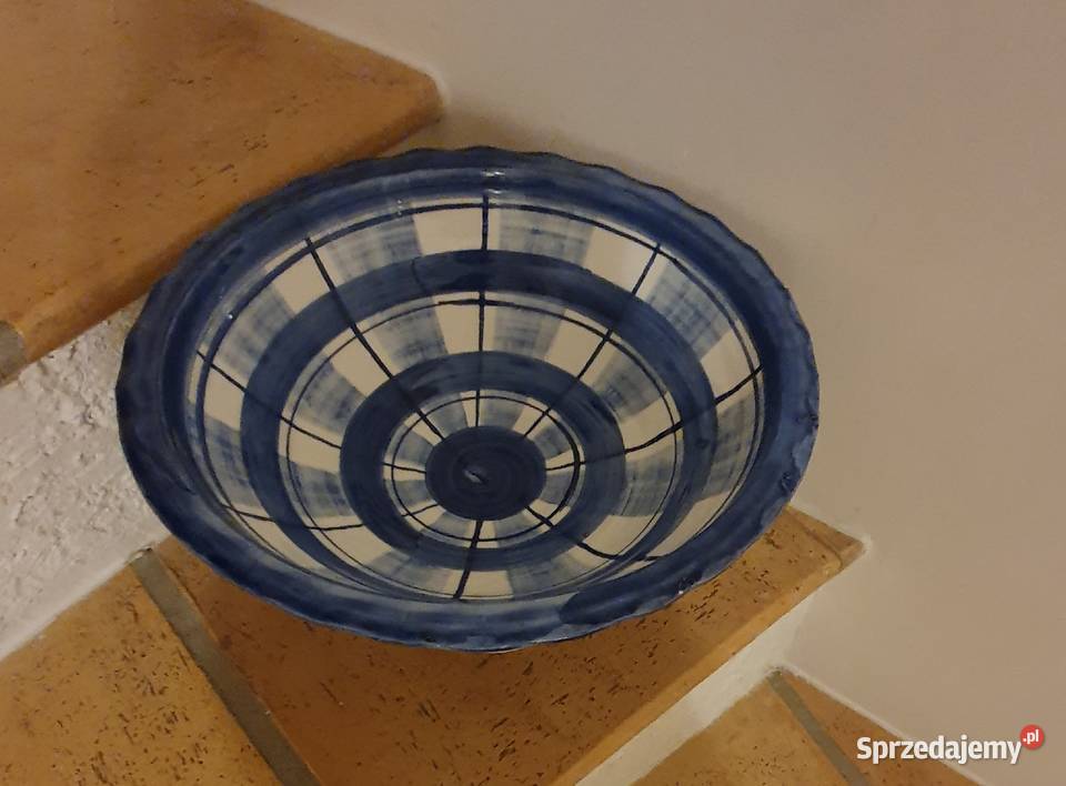 SALATERKA na nóżce waza półmisek ręczna praca Lublin