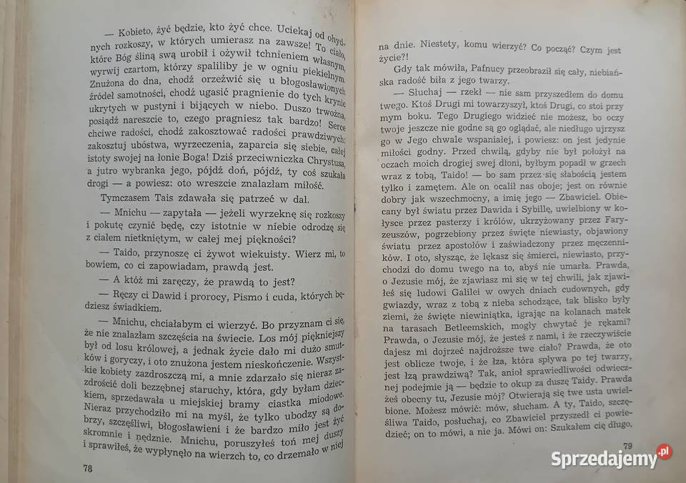 Anatol France Tais Sp Wyd Książka 1948 r Antyki, Sztuka, Kolekcje
