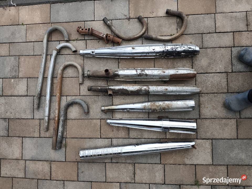 Tłumiki wydechy rury wydechowe Jawa CZ Dniepr opolskie