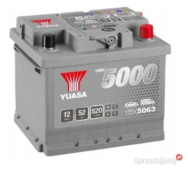 Akumulator Yuasa Silver 12V 52Ah 520A Darmowa sprzedam