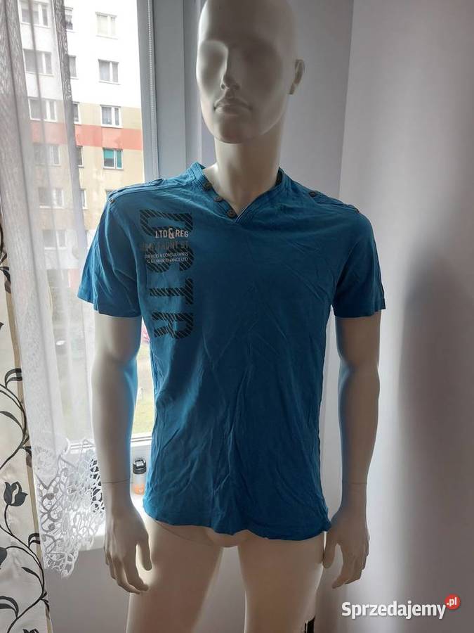 Tshirt niebieski DSTR Rozmiar L małopolskie Kraków