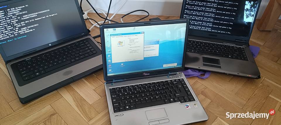 3x Starsze laptopy 256GB Warszawa
