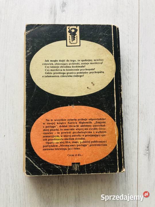 Znajomi z pociągu Patricia Highsmith ISKRY Proza i poezja Łódź