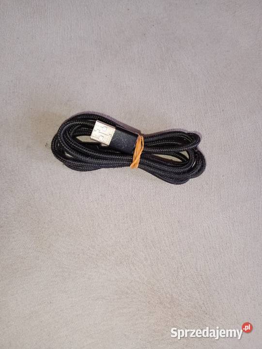 kabel przewód USB A USB micro 120m czarny w Szczecin