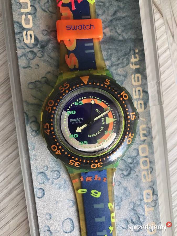 Zegarek SWATCH Scuba Coming Tide SDJ 100 1992 na rękę Zegarki świętokrzyskie Kielce