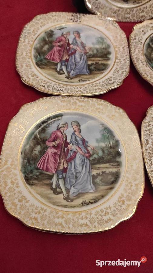 ANGIELSKA PORCELANA KOSTNA ZE SCENKAMI sprzedam