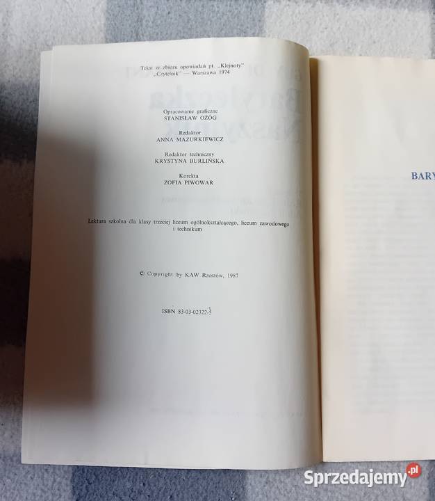 Guy de Maupassant Baryłeczka Naszyjnik KAW 1988 Koźminek