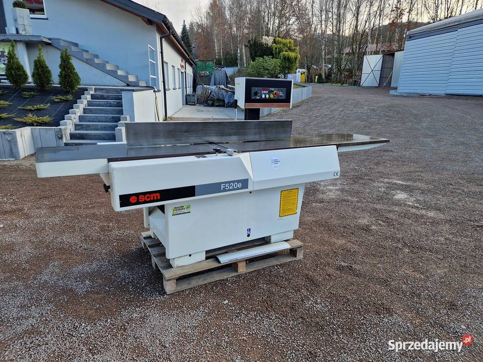 Wyrówniarka SCM F520e 3m stoły elektryka Kalwaria Zebrzydowska