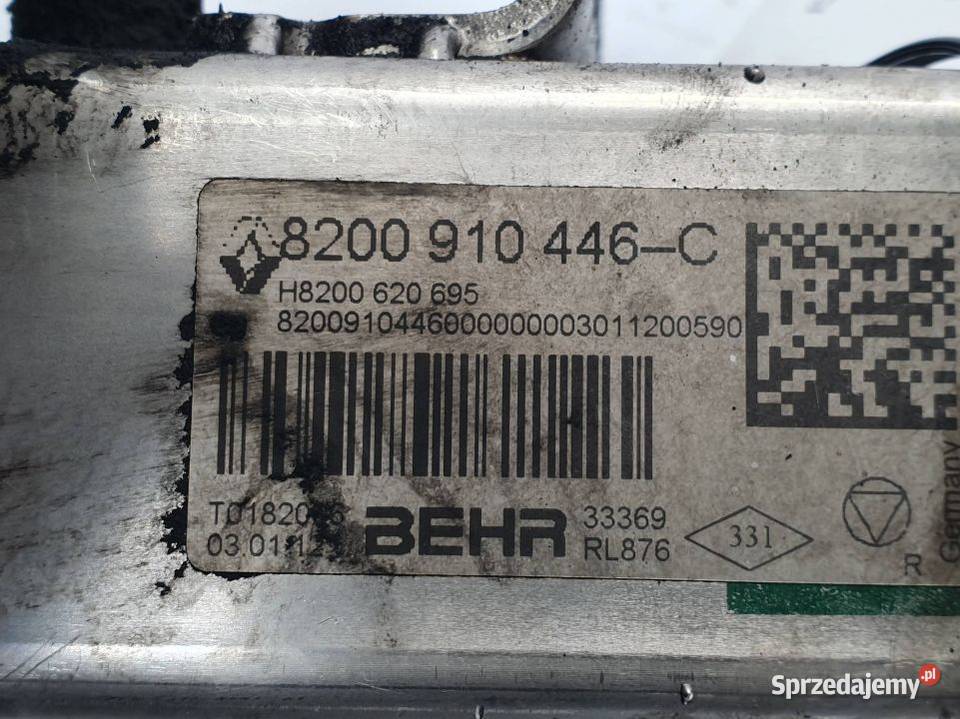 CHŁODNICZKA SPALIN RENAULT MASTER III Lipno