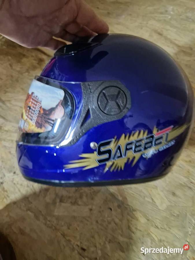 Kask safebet super helmet 5960 L czerwony Głogowa sprzedam
