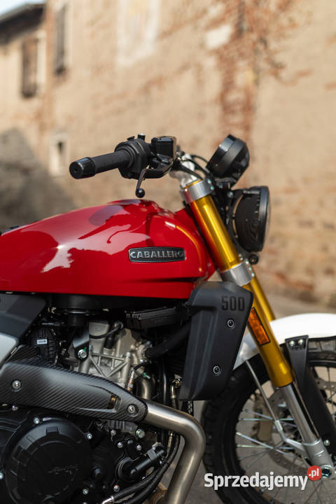 Motocykl Fantic Caballero 500 Scrambler czerwony zachodniopomorskie Szczecin