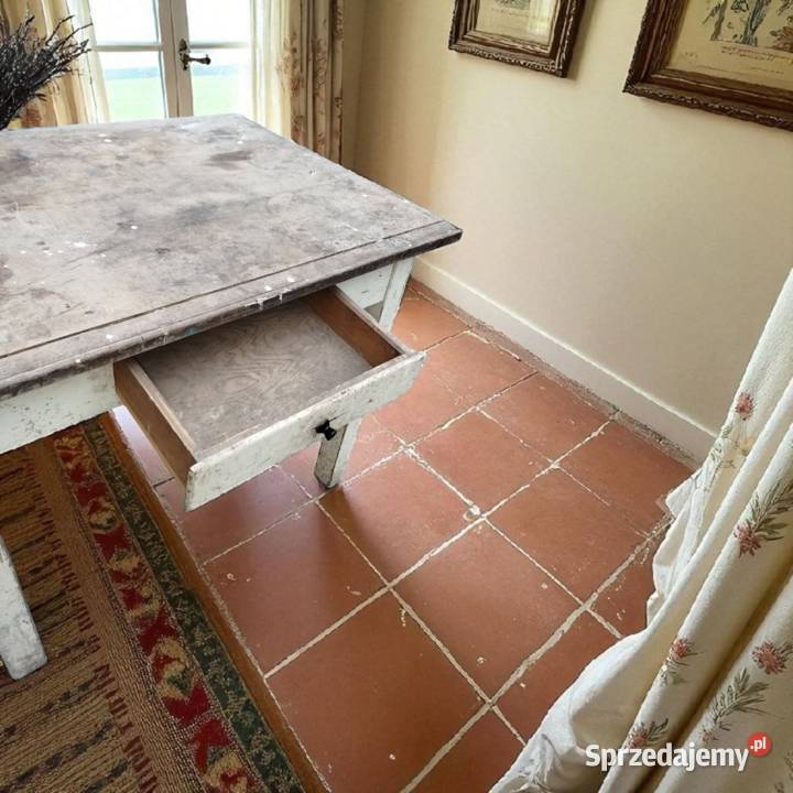 Stół wiejski duży stary Opole