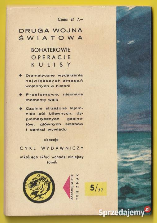 ŻÓŁTY TYGRYS SKARBY WILHELMA GUSTLOFFA 1977