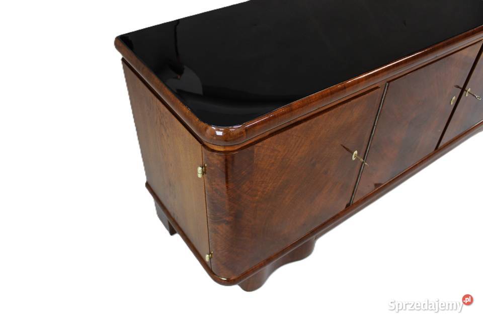 Niska komoda art deco pod telewizor RTV głęboka Bydgoszcz