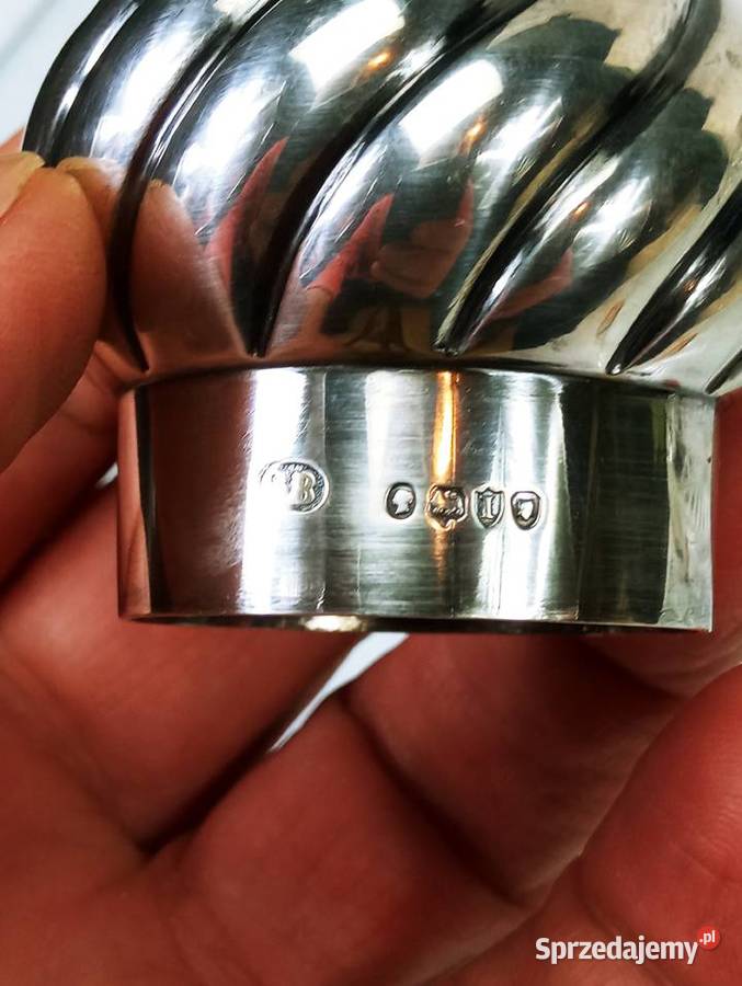 Londyn Flakon na perfumy Srebro 925 Kryształ