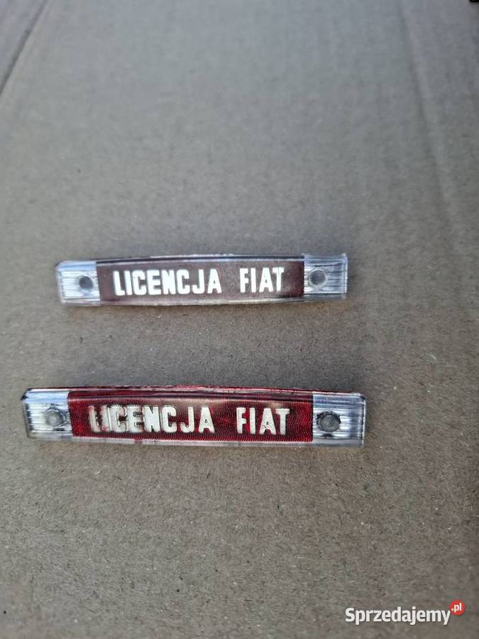 Emblemat znaczek logo Polski Fiat 126p Maluch opolskie Strzelce Opolskie