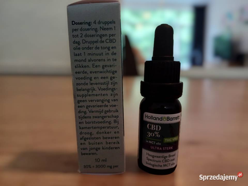 Olejek CBD Holland Barrett 30 MCT 10ml