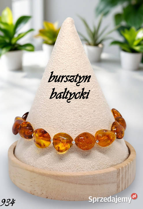 Bransoletka z bursztynu bursztyn bałtycki Warszawa