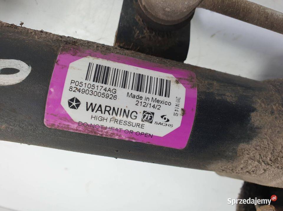 AMORTYZATOR PRAWY PRZÓD JEEP COMPASS P05105174AG Pozostałe Lipno