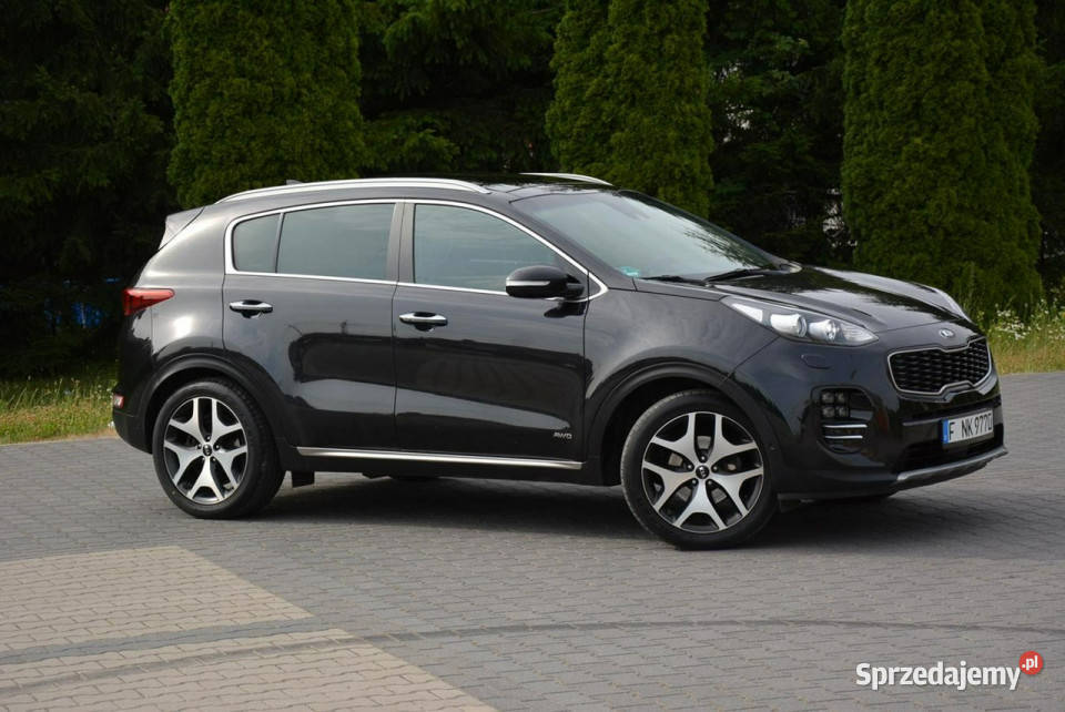 Kia Sportage GTLine Radar Navi Kamera Panorama czarny Ostrów Mazowiecka