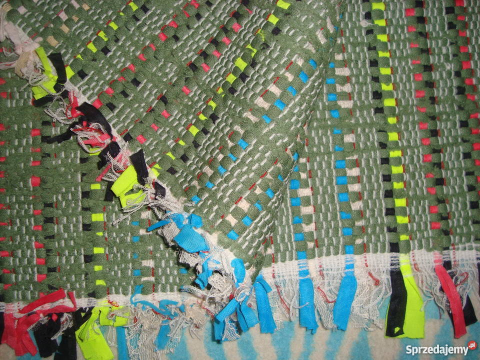 Chodniki kurpiowskie tkane na krosnach Ostrołęka