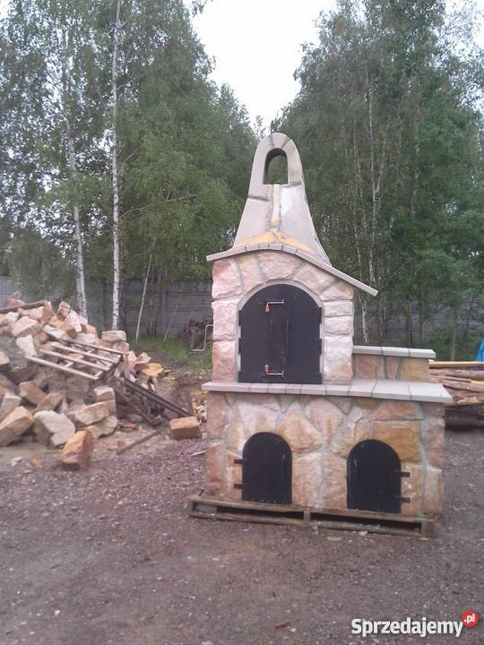 grill z kamienia wędzarnia Ogród świętokrzyskie Niestachów